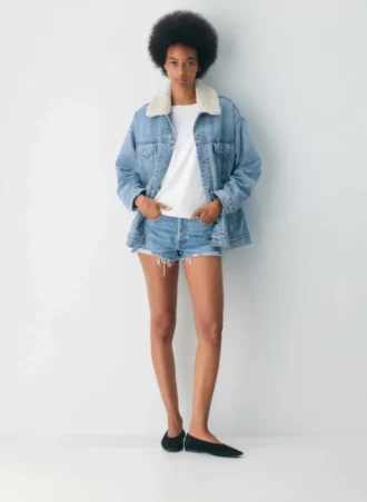 Denim Forum 90-talls vintage avklippte denimshorts