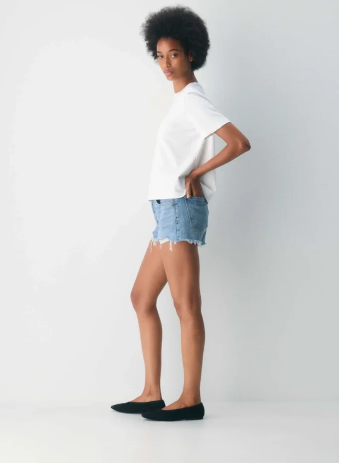 Denim Forum 90-talls vintage avklippte denimshorts Denim Forum 90-talls vintage avklippte denimshorts