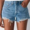 Denim Forum 90-talls vintage avklippte denimshorts Denim Forum 90-talls vintage avklippte denimshorts