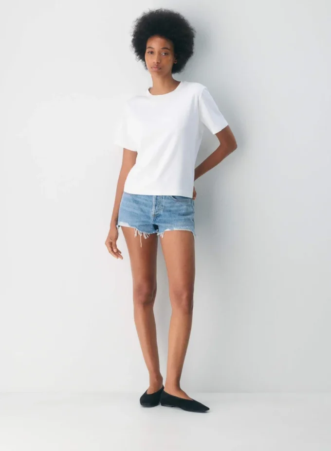 Denim Forum 90-talls vintage avklippte denimshorts Denim Forum 90-talls vintage avklippte denimshorts