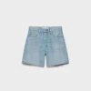 Denim Forum 90-talls vintage baggy denimshorts med høy midje Denim Forum 90-talls vintage baggy denimshorts med høy midje