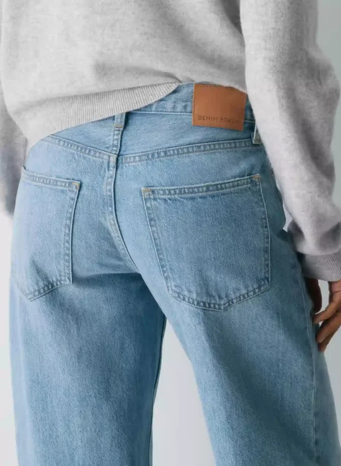 Denim Forum 90-talls vintage baggy jeans med lav midje Denim Forum 90-talls vintage baggy jeans med lav midje
