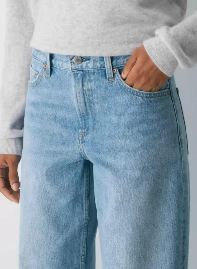 Denim Forum 90-talls vintage baggy jeans med lav midje Denim Forum 90-talls vintage baggy jeans med lav midje