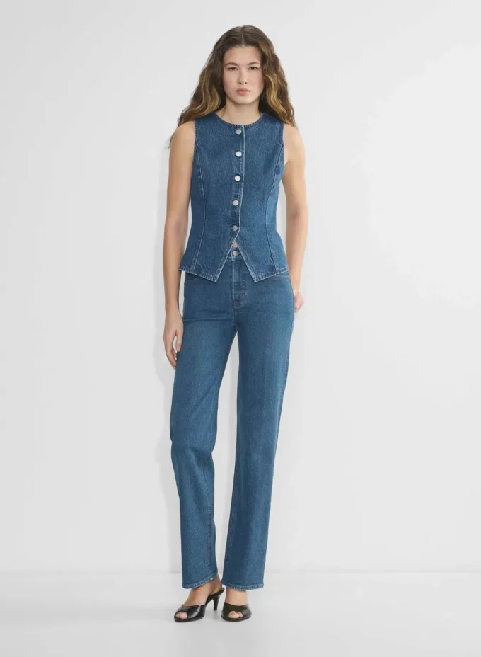 Denim Forum 90-talls vintage denimvest Denim Forum 90-talls vintage denimvest
