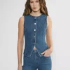 Denim Forum 90-talls vintage denimvest Denim Forum 90-talls vintage denimvest
