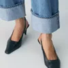 Denim Forum 90-talls vintage lavt sittende jeans med mansjetter Denim Forum 90-talls vintage lavt sittende jeans med mansjetter