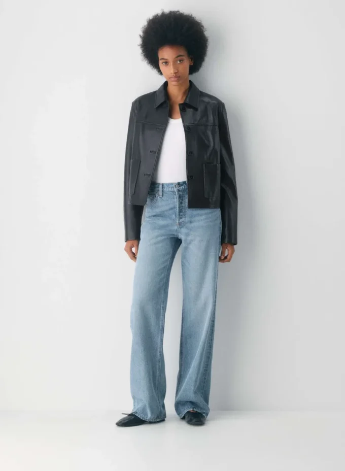 Denim Forum 90-talls vintage mid-rise wide jeans