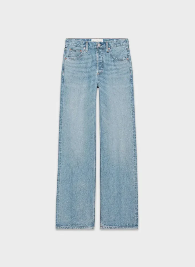 Denim Forum 90-talls vintage mid-rise wide jeans