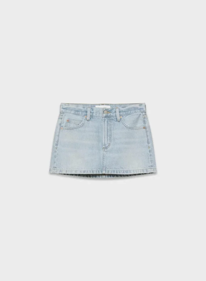 Denim Forum 90-talls vintage mikrodenimskjørt Denim Forum 90-talls vintage mikrodenimskjørt