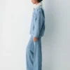 Denim Forum 90-talls vintage sherpa-denimjakke Denim Forum 90-talls vintage sherpa-denimjakke