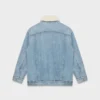 Denim Forum 90-talls vintage sherpa-denimjakke Denim Forum 90-talls vintage sherpa-denimjakke