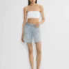 Denim Forum 90-talls vintage shorts med høy midje Denim Forum 90-talls vintage shorts med høy midje