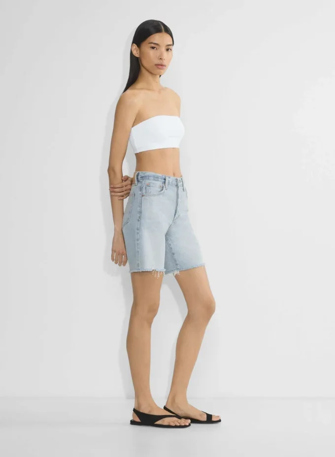 Denim Forum 90-talls vintage shorts med høy midje Denim Forum 90-talls vintage shorts med høy midje
