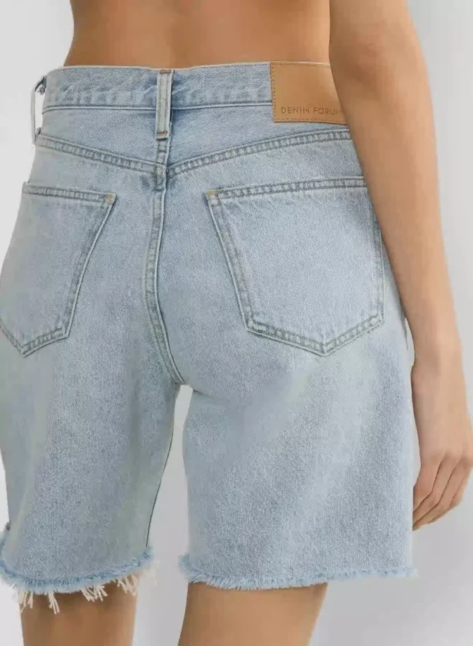 Denim Forum 90-talls vintage shorts med høy midje Denim Forum 90-talls vintage shorts med høy midje