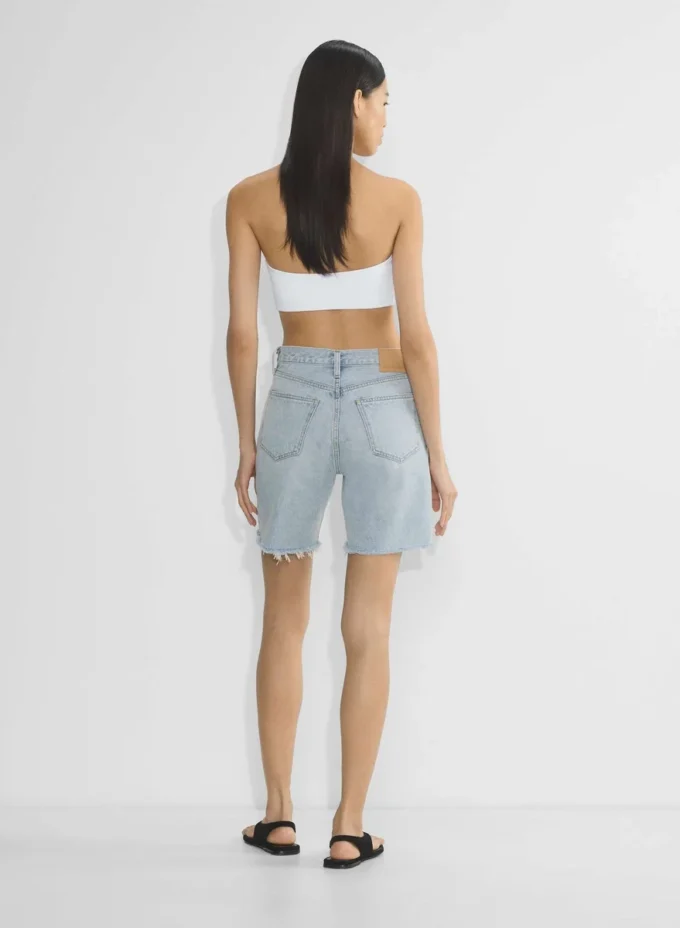 Denim Forum 90-talls vintage shorts med høy midje Denim Forum 90-talls vintage shorts med høy midje