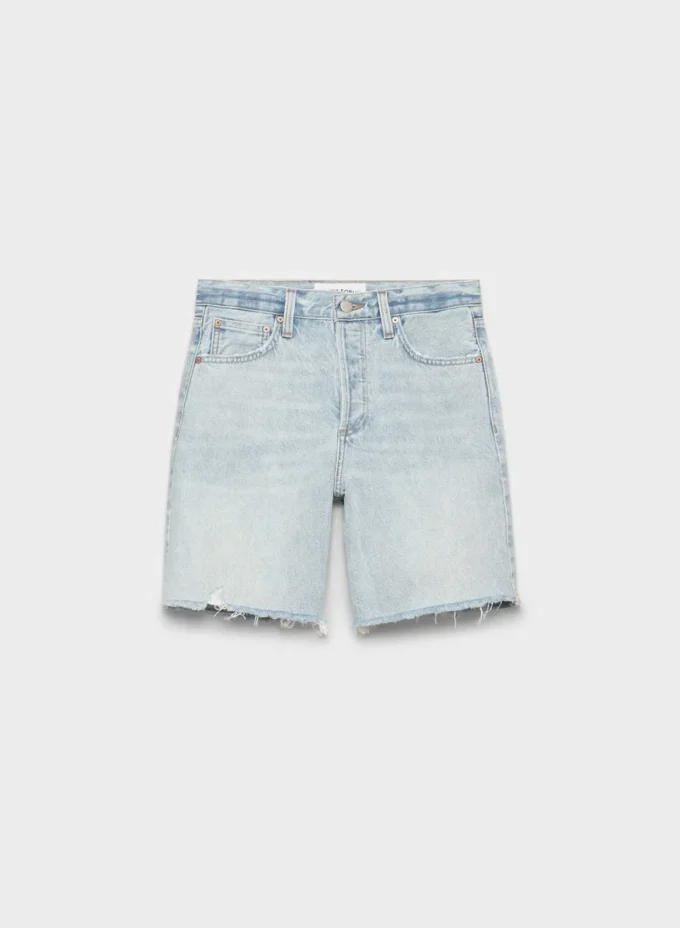Denim Forum 90-talls vintage shorts med høy midje Denim Forum 90-talls vintage shorts med høy midje