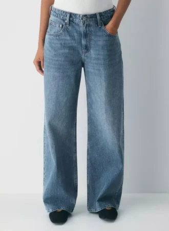 Denim Forum 90-tallsbaggy boyfriend-jeans med lav midje