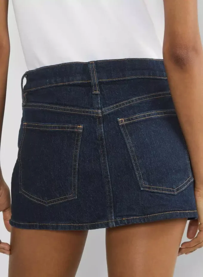 Denim Forum Alba Micro Denim Skirt