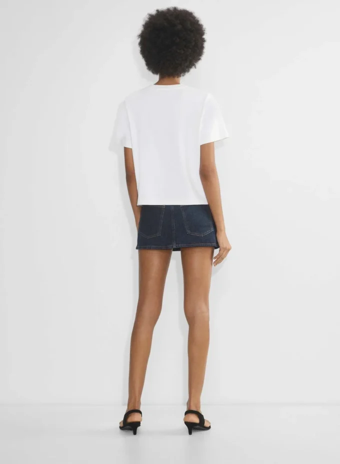 Denim Forum Alba Micro Denim Skirt