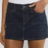 Denim Forum Alba Micro Denim Skirt