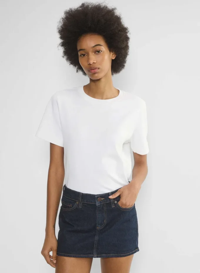Denim Forum Alba Micro Denim Skirt