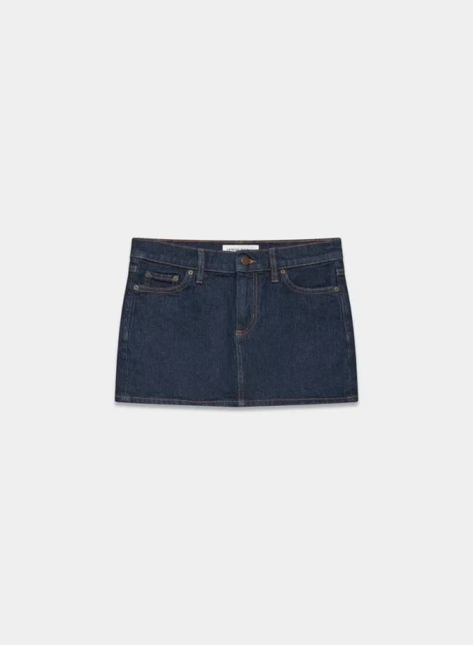Denim Forum Alba Micro Denim Skirt