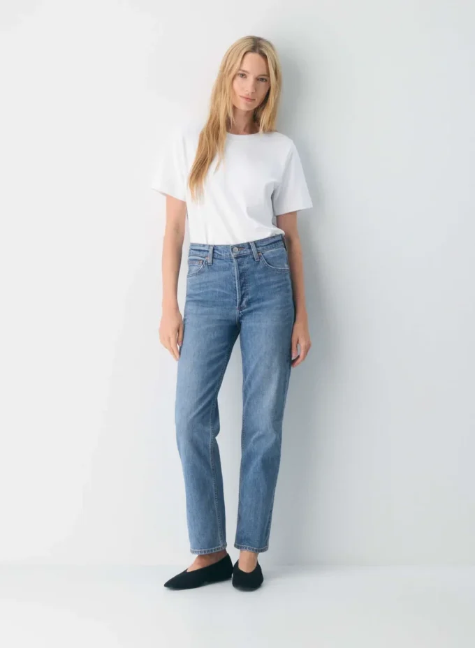 Denim Forum Arlo Hi-rise Straight Jean Denim Forum Arlo Hi-rise Straight Jean