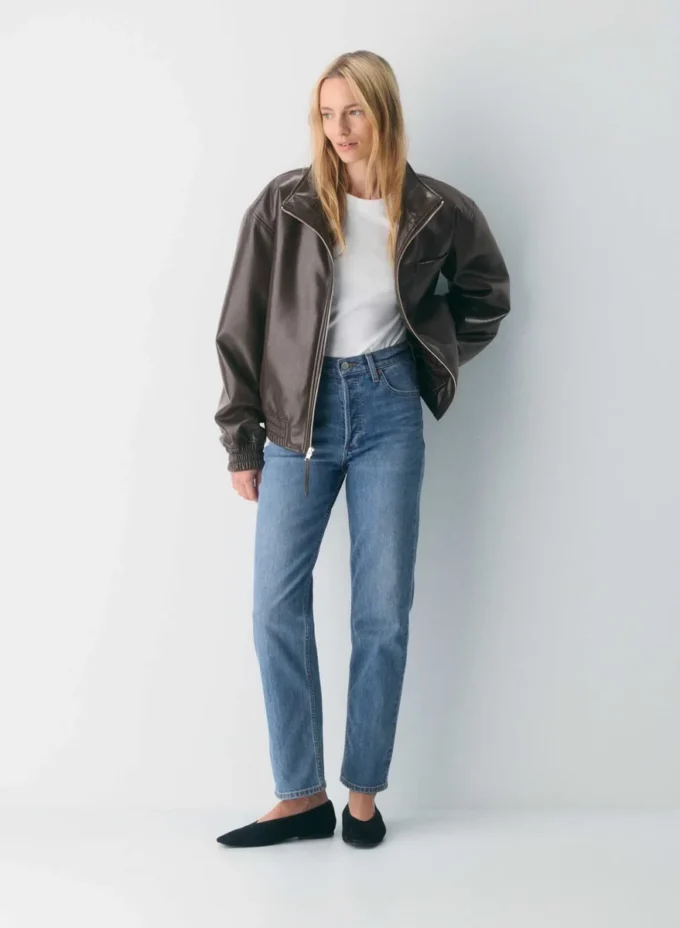 Denim Forum Arlo Hi-rise Straight Jean Denim Forum Arlo Hi-rise Straight Jean