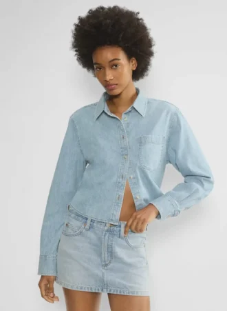 Denim Forum Den komfortable denimskjorten fra 80-tallet