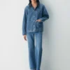 Denim Forum Denimjakke i arbeidsstil Denim Forum Denimjakke i arbeidsstil