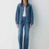 Denim Forum Denimjakke i arbeidsstil Denim Forum Denimjakke i arbeidsstil