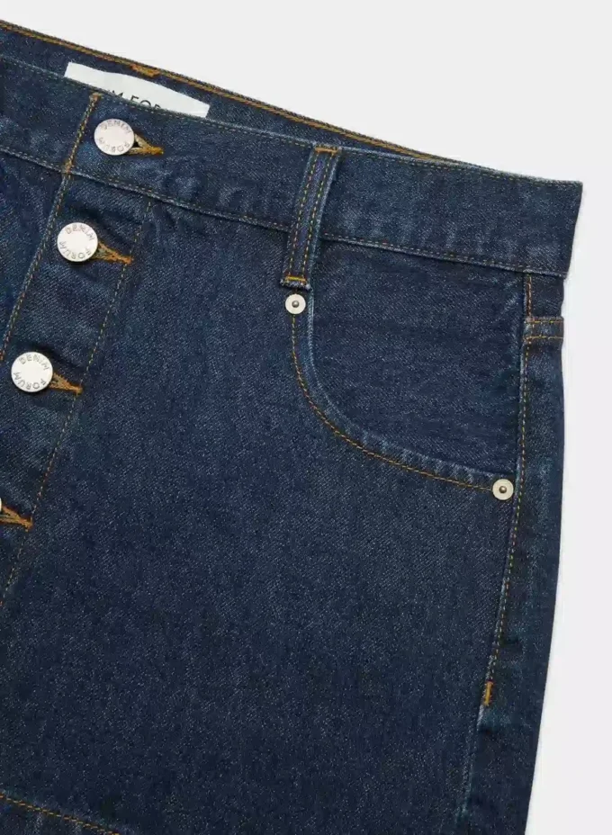 Denim Forum Gisele Micro Denim Skirt Denim Forum Gisele Micro Denim Skirt