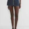 Denim Forum Gisele Micro Denim Skirt Denim Forum Gisele Micro Denim Skirt