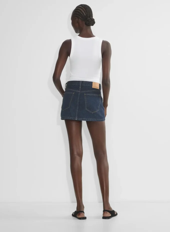 Denim Forum Gisele Micro Denim Skirt Denim Forum Gisele Micro Denim Skirt