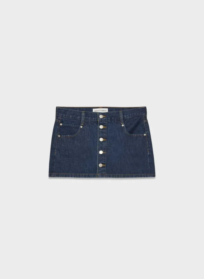 Denim Forum Gisele Micro Denim Skirt Denim Forum Gisele Micro Denim Skirt