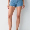 Denim Forum Jodie Curve-fit Hi-rise Mini Denim Short