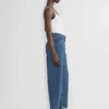Denim Forum Kai Curve-fit Relaxed Mid-rise Barrel Jean