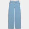 Denim Forum Lana Curve-fit Mid-rise Wide Jean