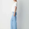 Denim Forum Lana Mid-rise Wide Jean