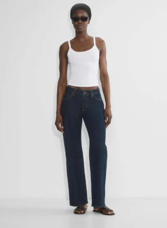Denim Forum Salma Curve-fit Super Lo-rise Baggy Jean