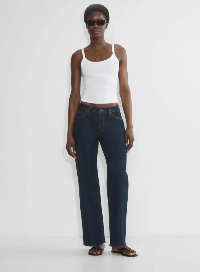 Denim Forum Salma Curve-fit Super Lo-rise Baggy Jean