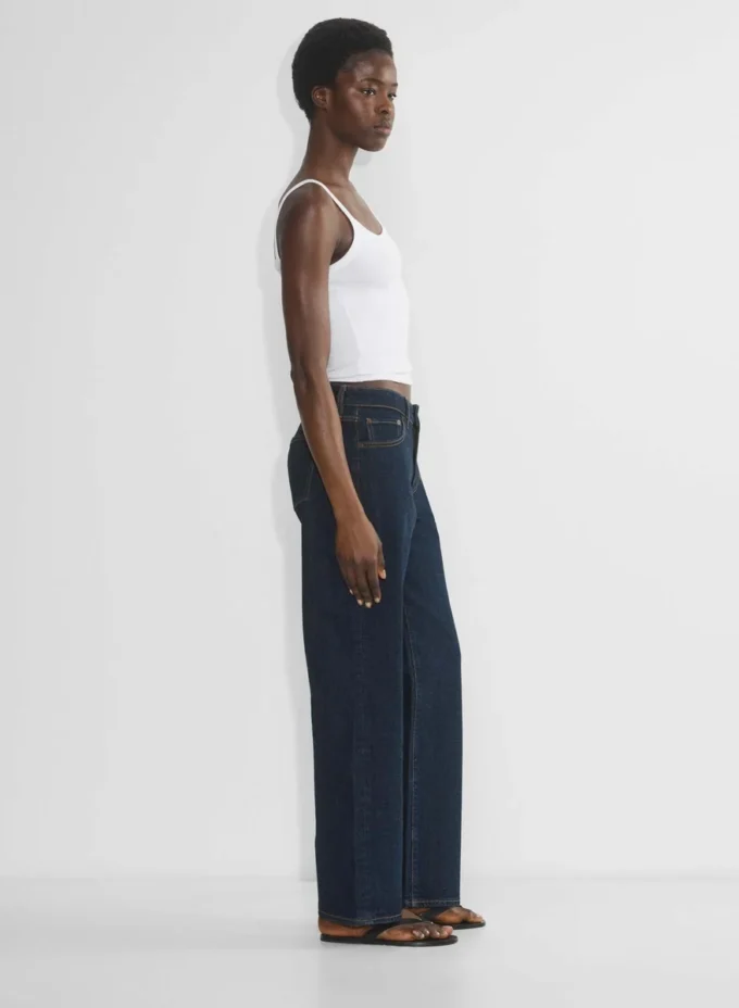 Denim Forum Salma Curve-fit Super Lo-rise Baggy Jean