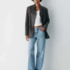 Denim Forum The Farrah Lo-rise Wide Jean Denim Forum The Farrah Lo-rise Wide Jean