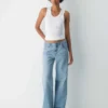 Denim Forum The Farrah Lo-rise Wide Jean Denim Forum The Farrah Lo-rise Wide Jean