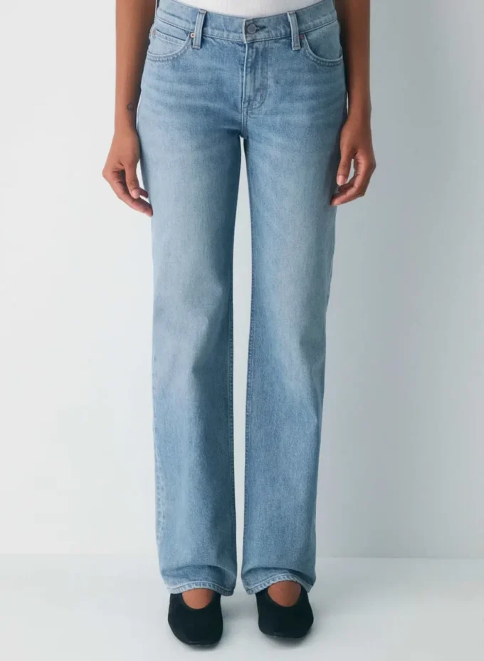 Denim Forum The Nico Super Lo-rise Straight Jean Denim Forum The Nico Super Lo-rise Straight Jean