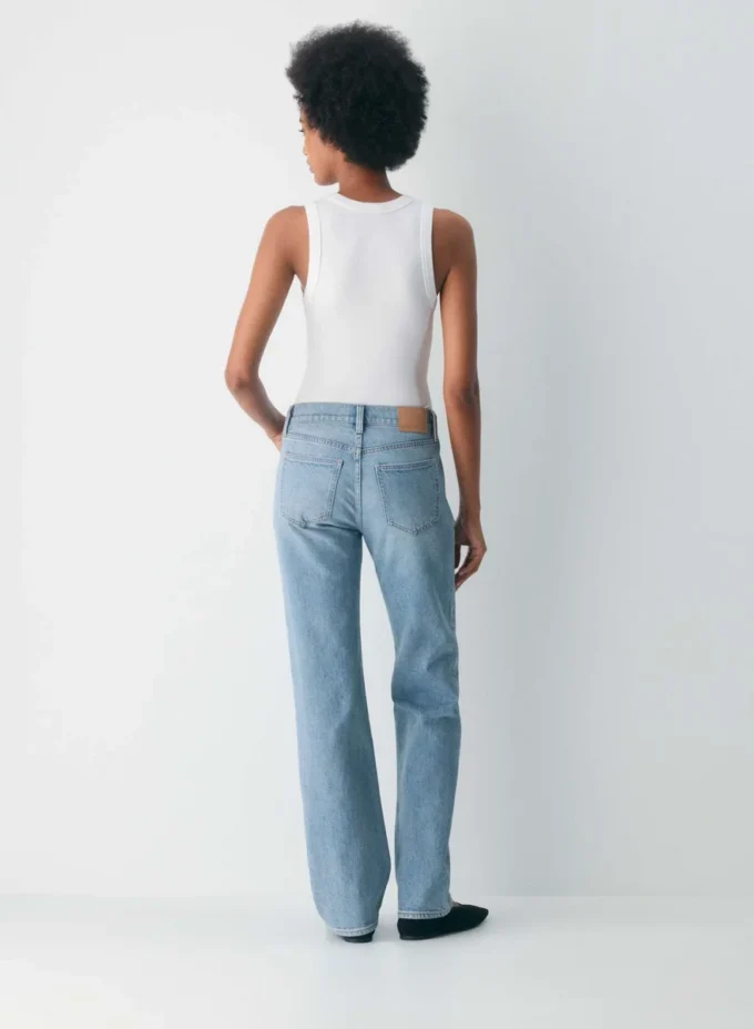Denim Forum The Nico Super Lo-rise Straight Jean Denim Forum The Nico Super Lo-rise Straight Jean