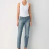 Denim Forum Tilda Curve-fit Lo-rise Straight Jean