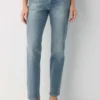 Denim Forum Tilda Curve-fit Lo-rise Straight Jean