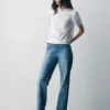 Denim Forum Tilda Curve-fit Lo-rise Straight Jean