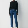 Denim Forum Uma Curve-fit Hi-rise Straight Jean